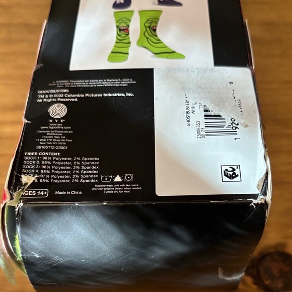 Men's SZ 8-12 Ghostbuster Casula Crew Socks (6 pairs) GIFT NEW - Picture 10 of 10